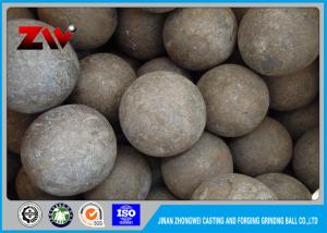 China Unbreakable High impact value forged steel grinding ball for ball mill 60Mn HRC 58-63 wholesale