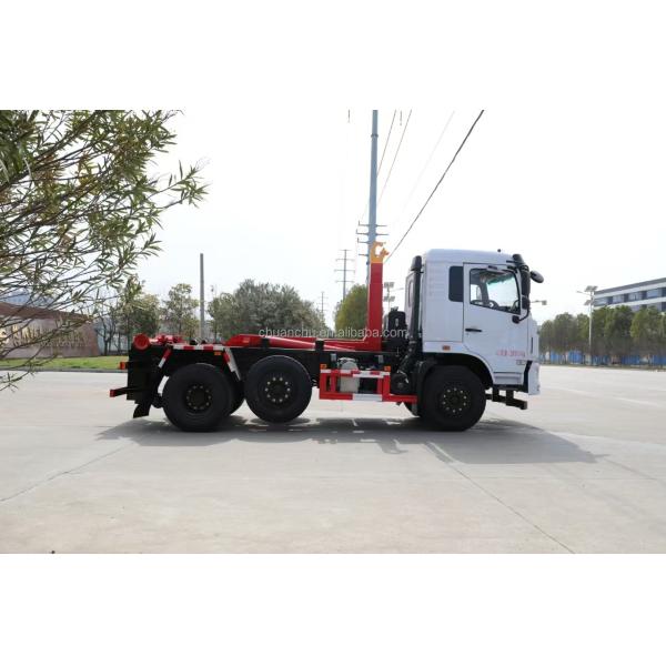 Remote Control Hook Lifting Garbage Truck Equipped With Pneumatic Control Valve Hooklifts
