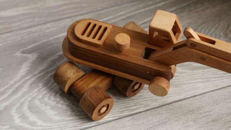 OEM ODM Handmade Wooden Toys For Toddlers , Kids Wooden Train Set