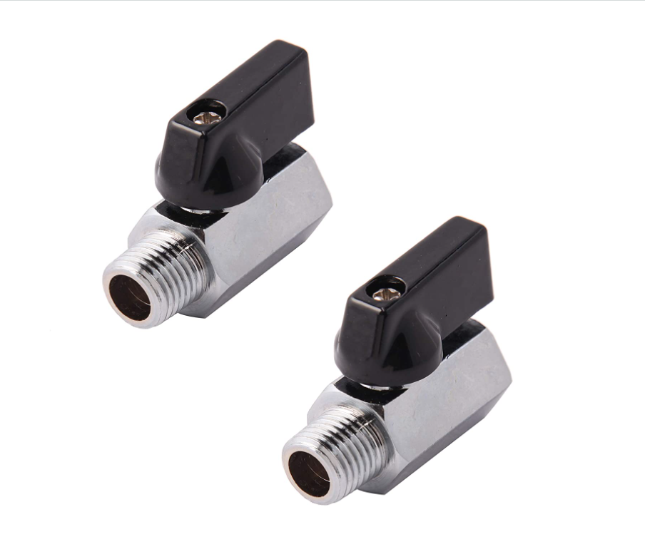 Mini Ball Valve NPT Female x Male Shut-Off Valve in Equal Stainless Steel 301/304/316