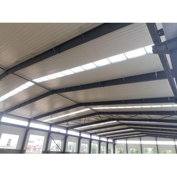 Clear Span Steel Pre Engineered Metal Building Column Framed Prefab Industry Prefab House