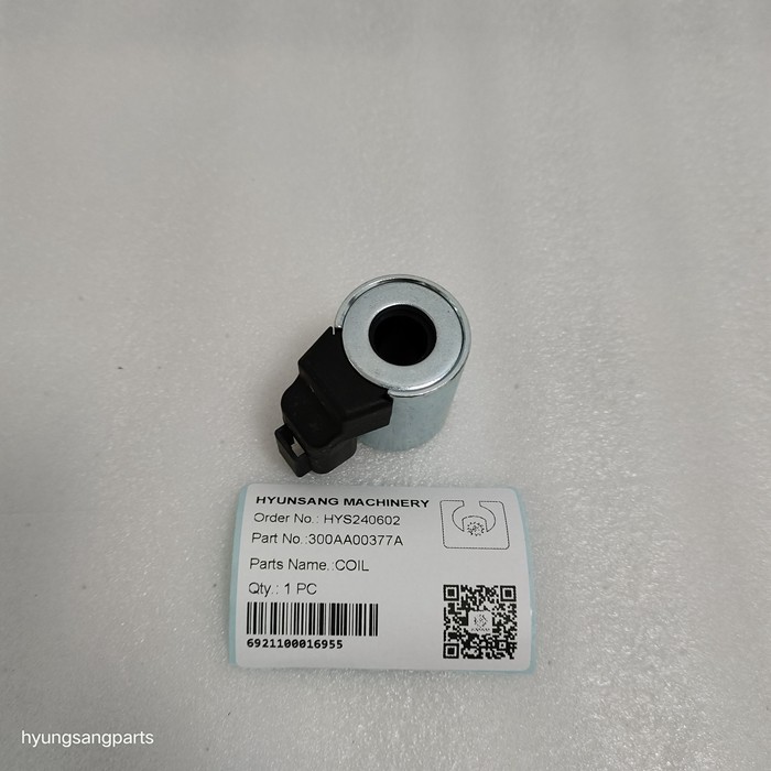 Electronic Part Coil 300AA00377A For Construction Machinery Solenoid Valve