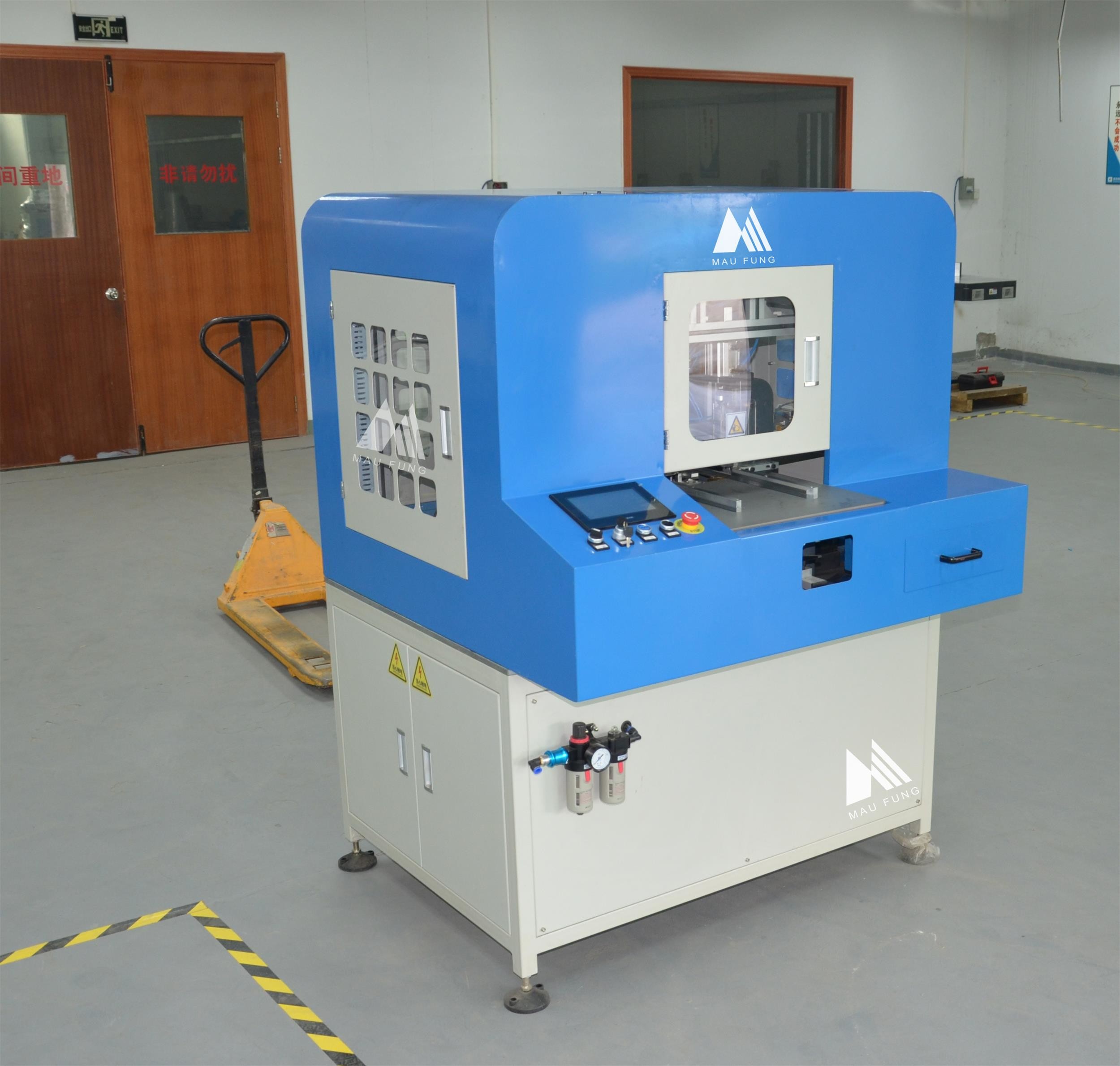 Maufung Semi Auto Elastic Band Inserting Machine For A7 Small Size Leather Diaries Notebooks MF-SEM450