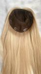 Silk Top Human Hair Topper Balayage color Women Toupee Skin Topper for Salon
