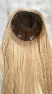 China Silk Top Human Hair Topper Balayage color Women Toupee Skin Topper for Salon wholesale