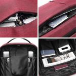 High quality wholesale custom logo men red school bagpack waterproof business