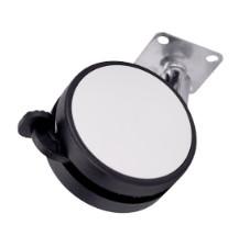 China 82mm Locking PU Castor Wheel For Furnitures wholesale
