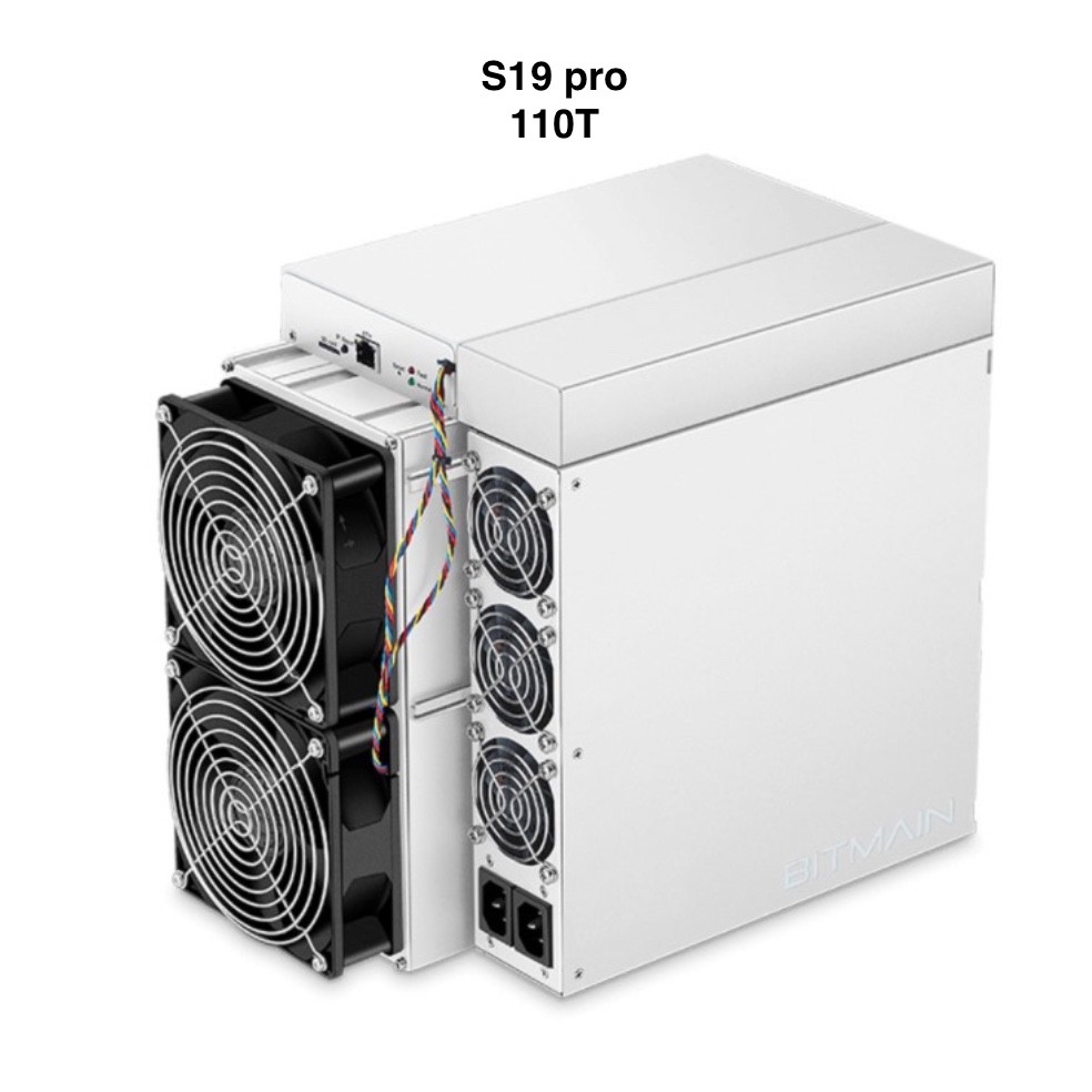 BTC BCH BSV Bitmain Antminer S19 PRO 110T 3250w Bitcoin Mining