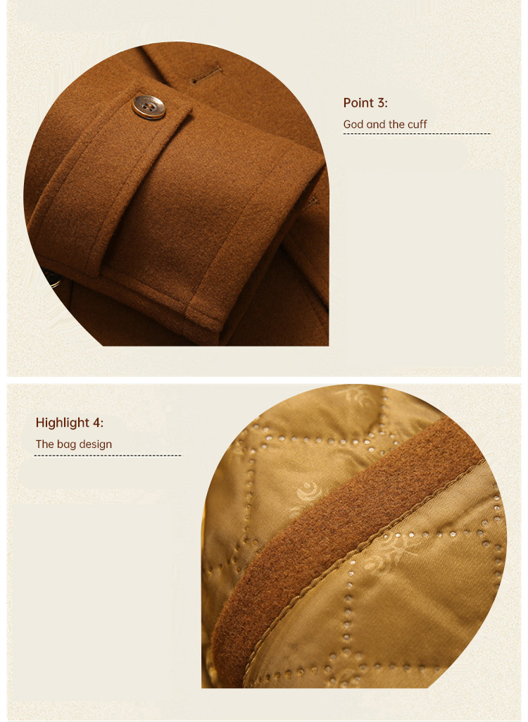 GARMENT DYED Customise OEM Winter Suit for Men's Woolen Business Casual Small Suit