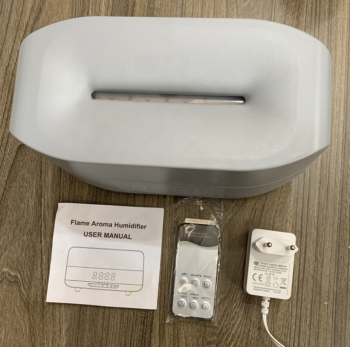 HOMEFISH DC 24V Night Light Flame Effect Humidifier With Bluetooth