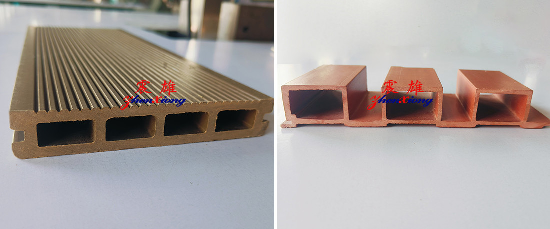 37KW Plastic Wood Profile Production Line High Output Plastic Profile Extruders