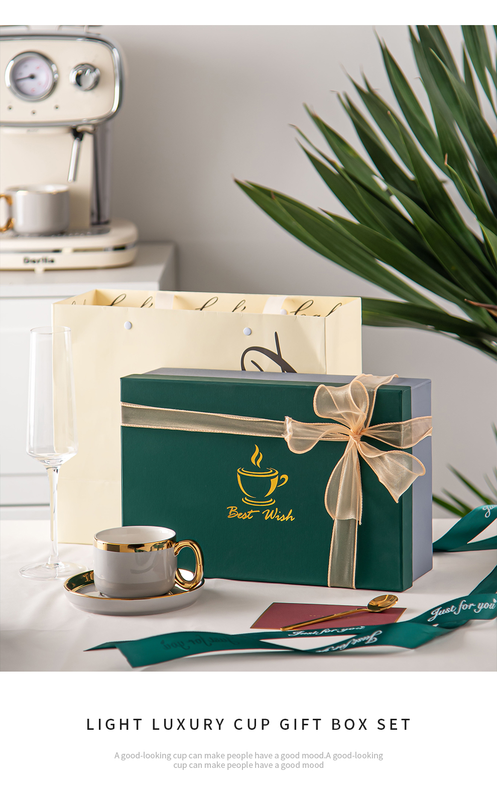 Classic Design Style Ceramic Tea Cup Set Luxury Turkish Porcelains Coffee Mug Gift Box