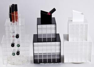 China 96 Component Acrylic Rotating Acrylic Lipstick Holder Display Stand wholesale