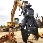 Steel Excavator Hydraulic Shear For CAT VOLVO HITACHI Excavator