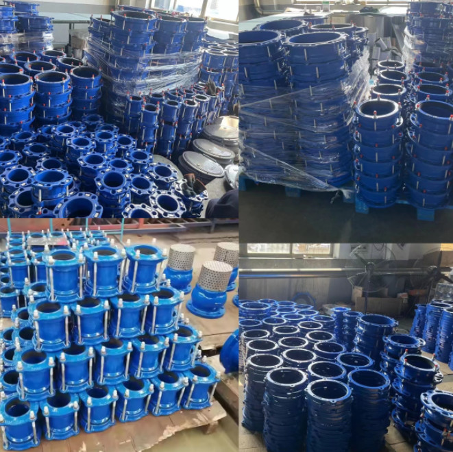 DN125 PN16 Manufactures Ductile Iron Flexible Universal Broken Joint Dresser Coupler