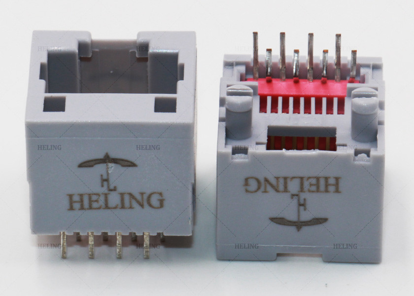 Shielded Rj45 Multiple Port Connectors MJ88-G011-PN2 RoHS ISO9001