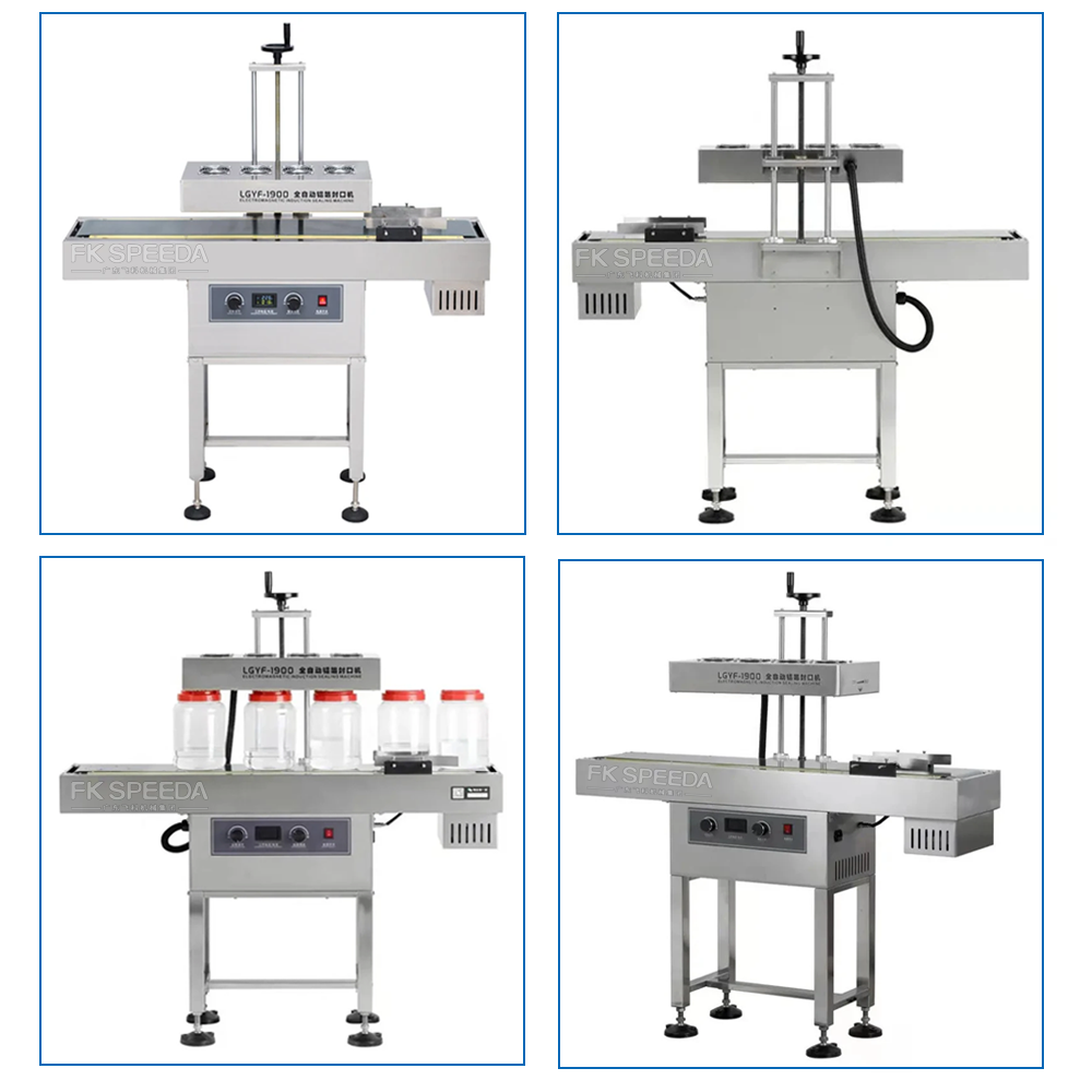 Continuous Induction Sealing Machine for Plastic Bottles and Aluminum Containers