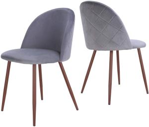 China Velvet Upholstered Kitchen Chairs Modern Accent Leisure Chairs With Metal Legs wholesale