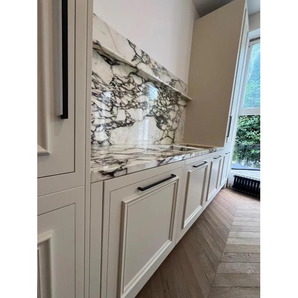 Luxury Bvlgari Purple Marble Countertop | Amethyst Surface for Kitchen & Vanity