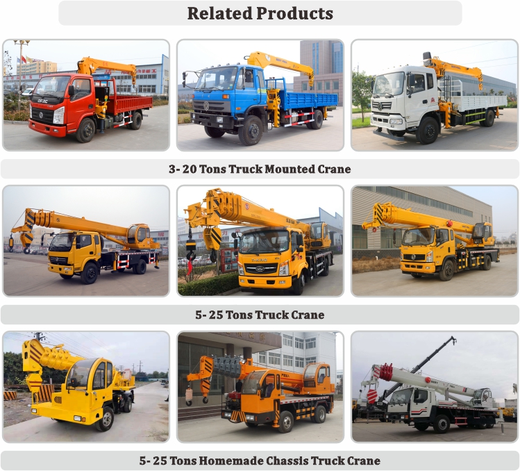 5 Tons Small Building Topkit Hoist Jib Truck Mobile Crane For Construction