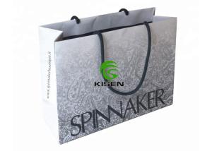 China Rope Handle Retail Paper Shopping Bags With Logo Eco Friendly Reusable wholesale
