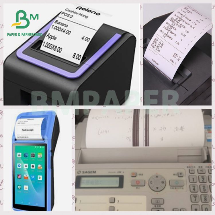 55gsm Single layer thermal paper 80mm * 60m cash register paper