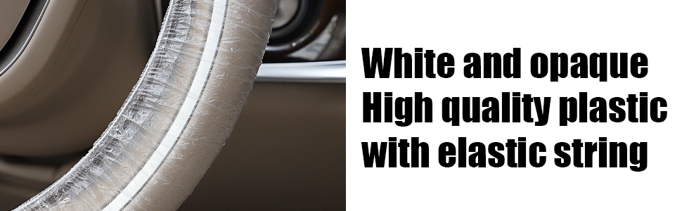 Disposable Plastic Steering Wheel Cover/White Plastic Steering-Wheel Cover Universal 4S Shop Dedicated Show