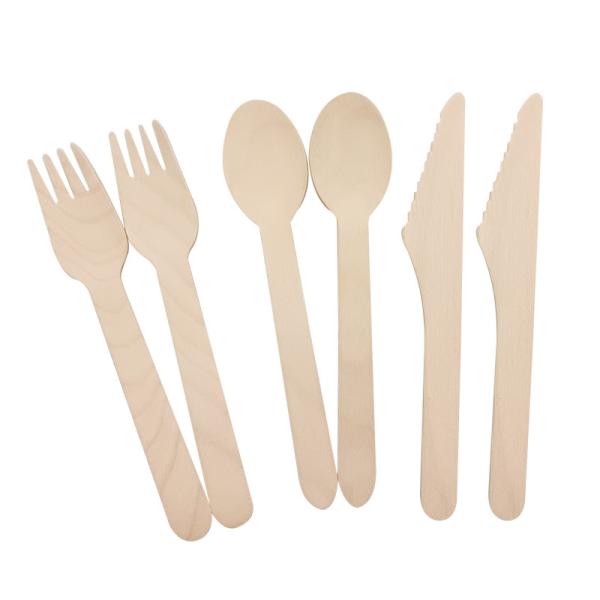 Lightweight Disposable Bamboo Cutlery Convenient Bamboo Spoons Disposable