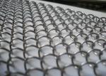 Hotel Ceiling Metal Coil Drapery , Customized Flame Resistant Fireplace Mesh
