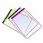 Transparent PVC Wall Mounted Document Holder Magnetic Pocket Folders PH01