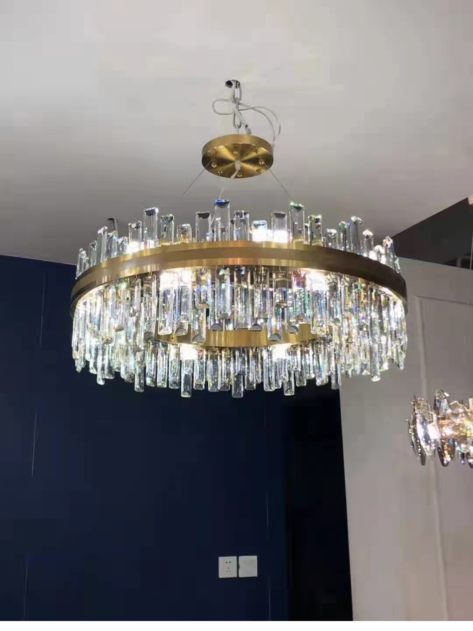 Creative Led Crystal Chandelier For Living Dining Room Luxury Home Decor dinner table chandelier(WH-CY-227)