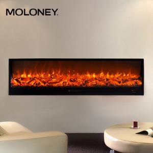 China 118 Inch Frameless View Electric Fireplace Heater Multi Color Cold Flames wholesale