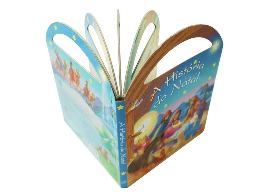 Glossy Finishing Childrens Board Books Hard Cover Binding And Unique Shape