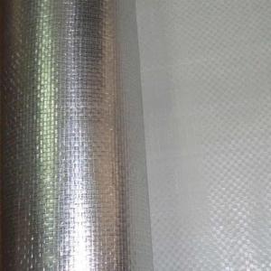 China Silver Aluminum Foil Fiberglass Cloth Waterproof Alkali Free wholesale