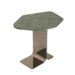 Customized Stainless Steel Bedside Table Hotel Furniture