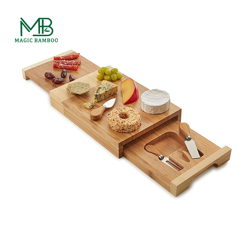 Personalized Engraved Bamboo Cutting Board Cheese Deli Board