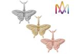 27g Fadeless Butterfly Pendant Cubic Zirconia Necklace
