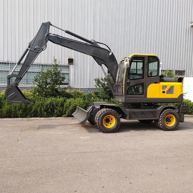 ZHONGMEI Excavator 35KM/h Big Digger 7 Tone Large Wheeled Excavator With CE
