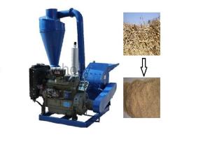China Industrial Wood Hammer Mill With Diesel Engine / Electric Motor wholesale