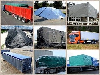 330g Glossy Waterproof Plastic Tarpaulins Roll 500 * 500 With 50 Meters Length