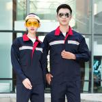Long-Sleeve Work Clothes Suit Male Wear-Resistant Factory Clothing Workshop