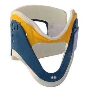 China Medical Neck Collar Cervical Traction Device Blue Yellow CE Certificate wholesale