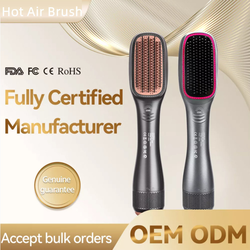 Nylon Alloy Hot Air Brush Straightener Comb 1200w With 2m Power Cord