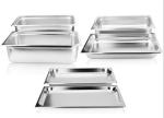 650x530mm Stainless Steel Food Service Pans Hotel Restaurant Supplies