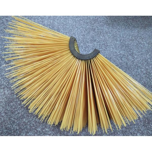 Yellow Nylon 500*900mm Semicircle Combination Brush Roller For Shot Blasting Cleaning Steel Machine Brush Roller Brush