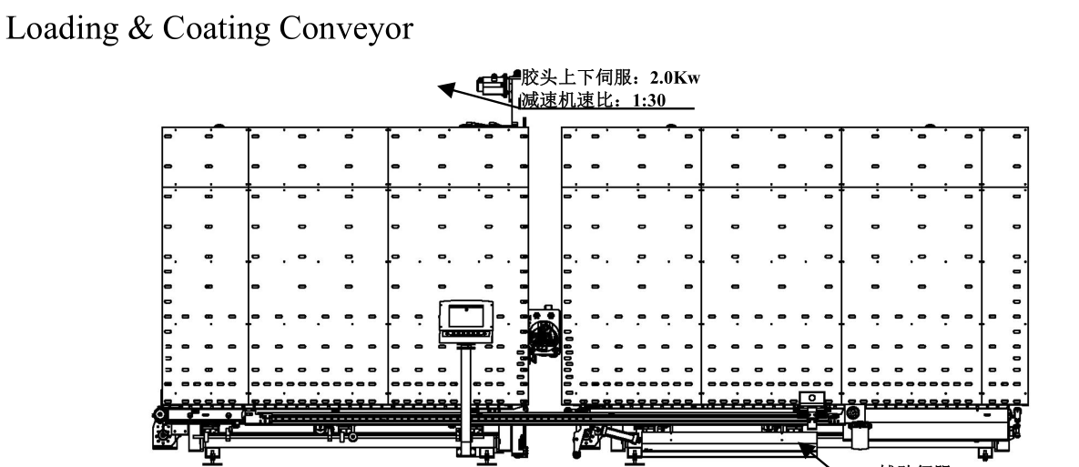 Insulating glass sealing robot machine