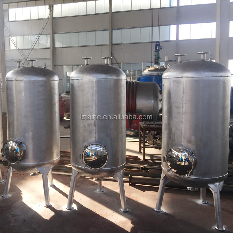 ISO Stainless Steel SS304 SS316 Chemical Storage Tank Horizontal