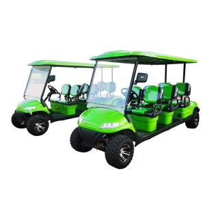 China 590K Utility 6 Seater Golf Cart Off Road Tires For Club Hotel wholesale