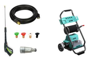 China 1560W 125BAR High Pressure Washer Cleaner With Small Water Filter Steel Gun wholesale
