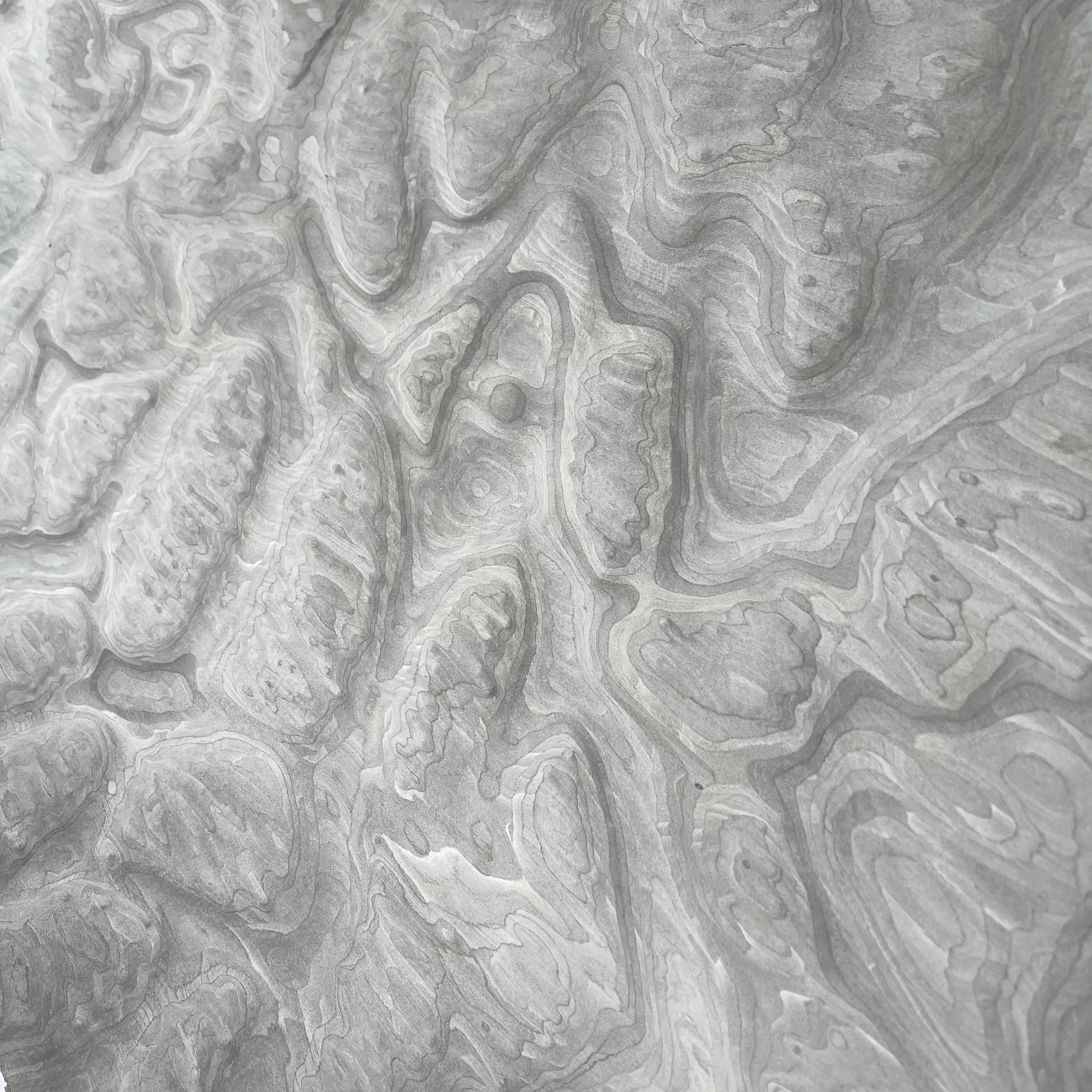 Engineered Wood Veneer Grey Burl Color Reconstituted Wood Veneer for MDF Plywood and Furniture